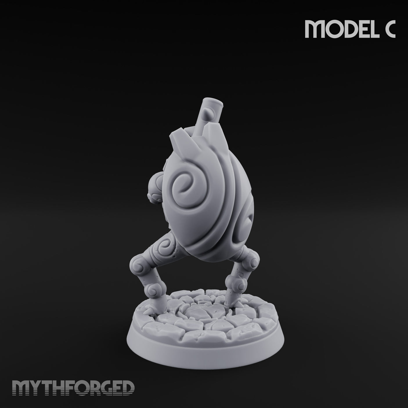 Scuttling And Scrapping Construct Grunt C Miniature for Dungeons and Dragons, Pathfinder or other TTRPGs