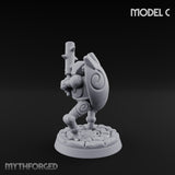 Scuttling And Scrapping Construct Grunt C Miniature for Dungeons and Dragons, Pathfinder or other TTRPGs