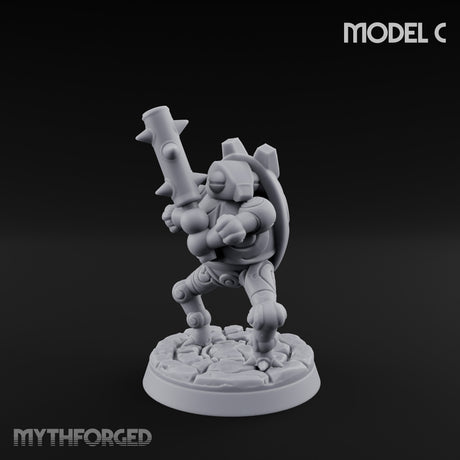 Scuttling And Scrapping Construct Grunt C Miniature for Dungeons and Dragons, Pathfinder or other TTRPGs