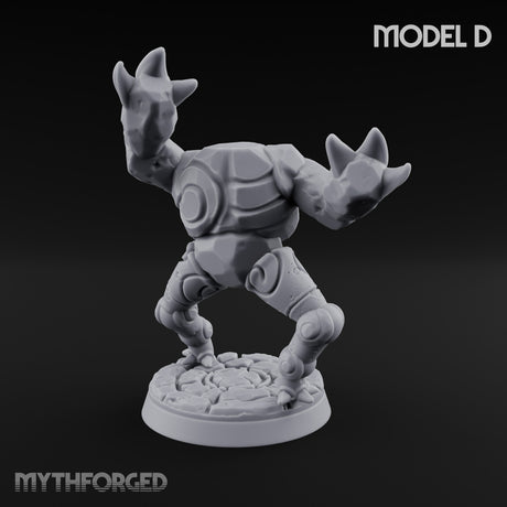 Scuttling And Scrapping Construct Grunt D Miniature for Dungeons and Dragons, Pathfinder or other TTRPGs