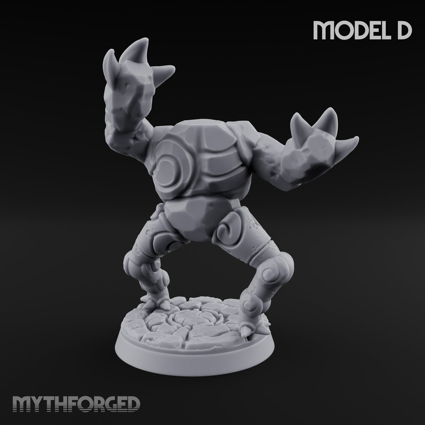Scuttling And Scrapping Construct Grunt D Miniature for Dungeons and Dragons, Pathfinder or other TTRPGs