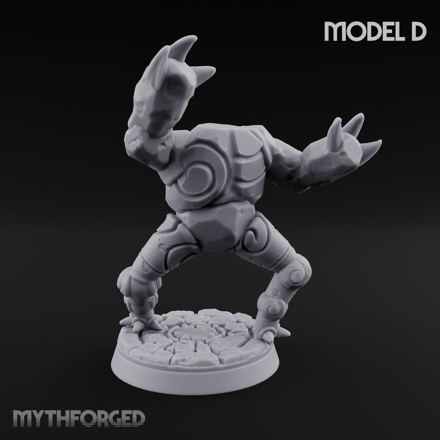 Scuttling And Scrapping Construct Grunt D Miniature for Dungeons and Dragons, Pathfinder or other TTRPGs