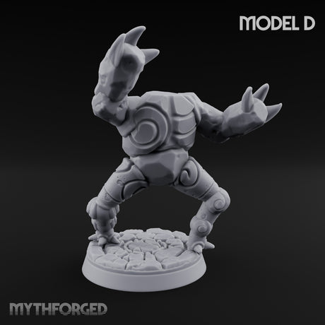 Scuttling And Scrapping Construct Grunt D Miniature for Dungeons and Dragons, Pathfinder or other TTRPGs