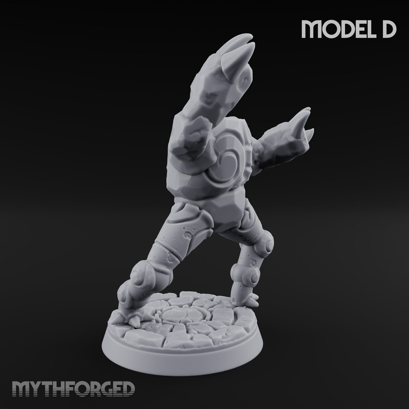 Scuttling And Scrapping Construct Grunt D Miniature for Dungeons and Dragons, Pathfinder or other TTRPGs