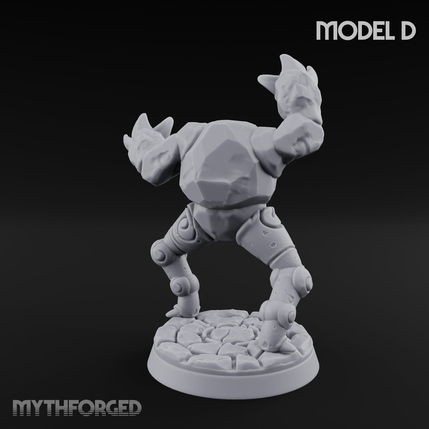 Scuttling And Scrapping Construct Grunt D Miniature for Dungeons and Dragons, Pathfinder or other TTRPGs