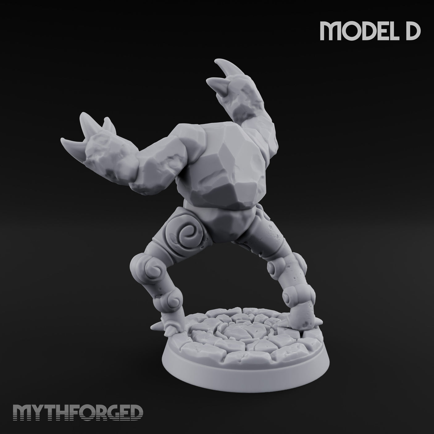 Scuttling And Scrapping Construct Grunt D Miniature for Dungeons and Dragons, Pathfinder or other TTRPGs
