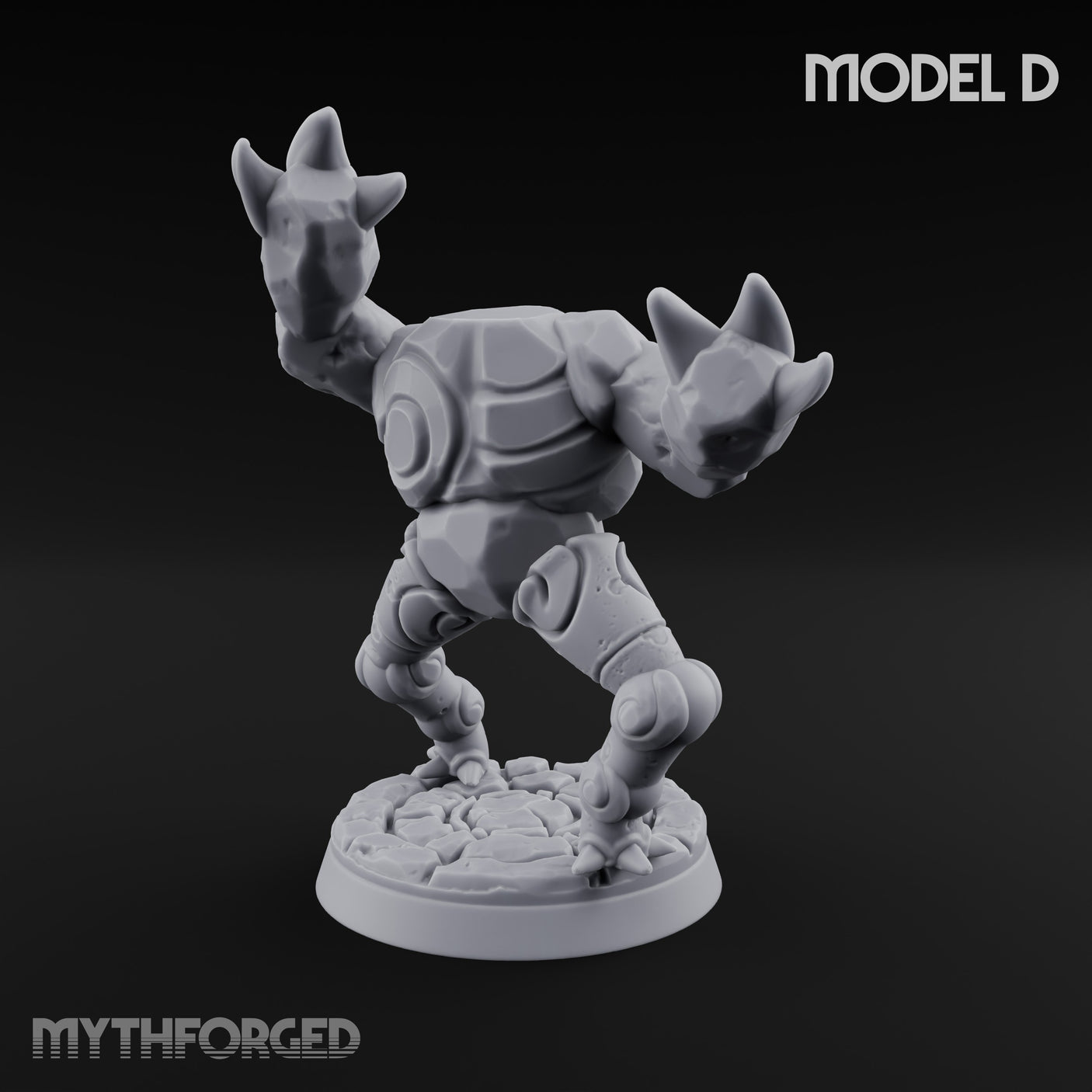 Scuttling And Scrapping Construct Grunt D Miniature for Dungeons and Dragons, Pathfinder or other TTRPGs