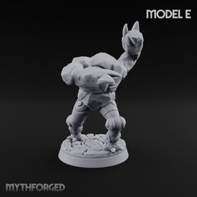 Scuttling And Scrapping Construct Grunt E Miniature for Dungeons and Dragons, Pathfinder or other TTRPGs