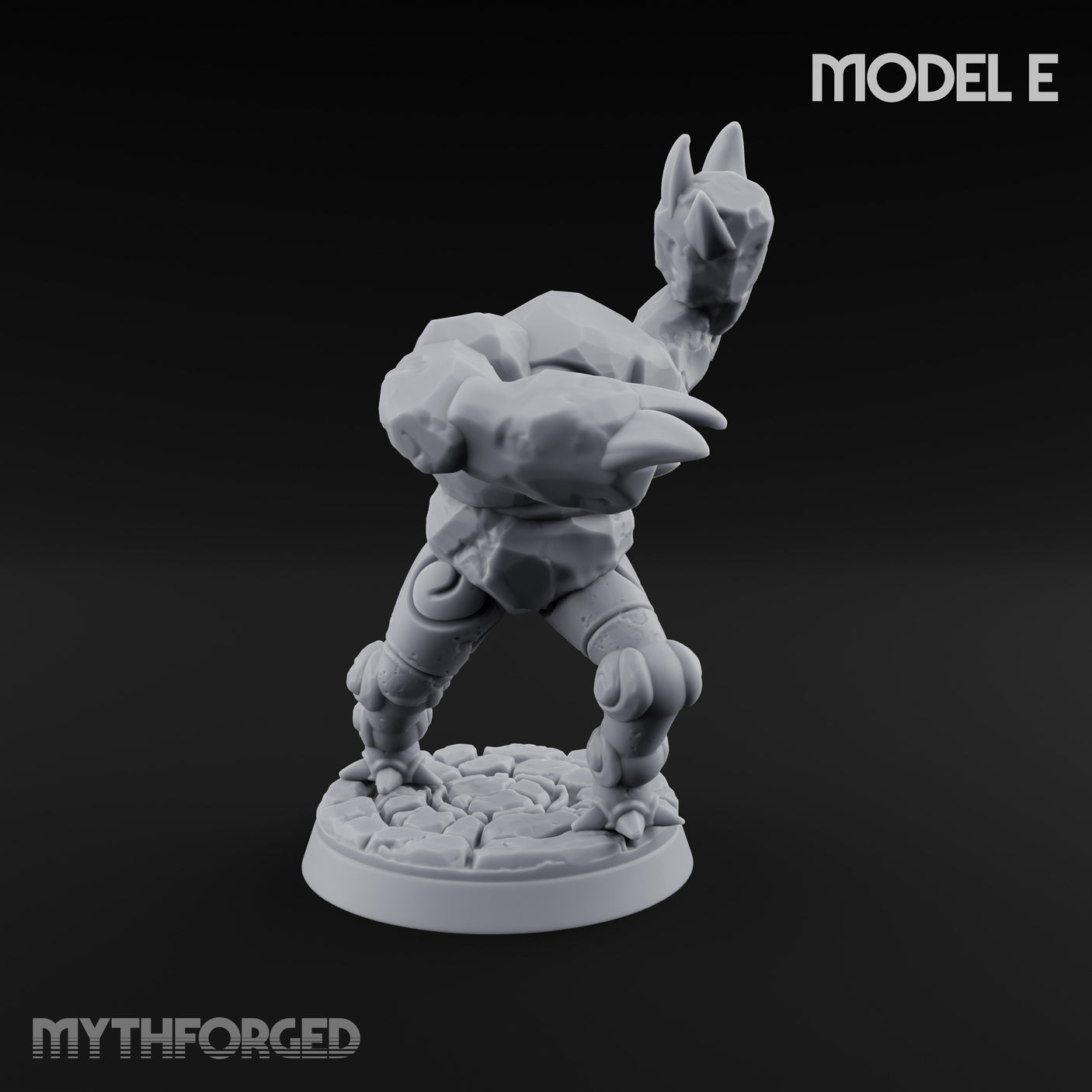 Scuttling And Scrapping Construct Grunt E Miniature for Dungeons and Dragons, Pathfinder or other TTRPGs