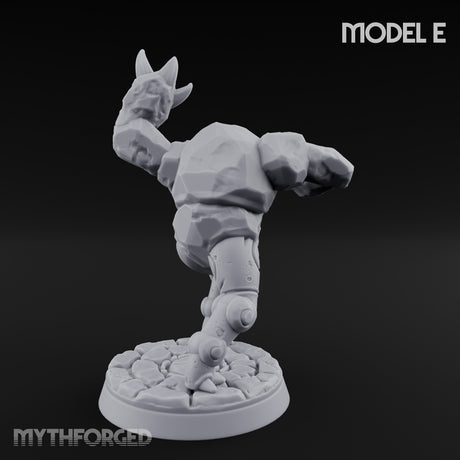 Scuttling And Scrapping Construct Grunt E Miniature for Dungeons and Dragons, Pathfinder or other TTRPGs