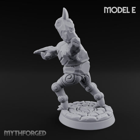 Scuttling And Scrapping Construct Grunt E Miniature for Dungeons and Dragons, Pathfinder or other TTRPGs