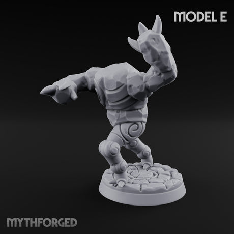 Scuttling And Scrapping Construct Grunt E Miniature for Dungeons and Dragons, Pathfinder or other TTRPGs