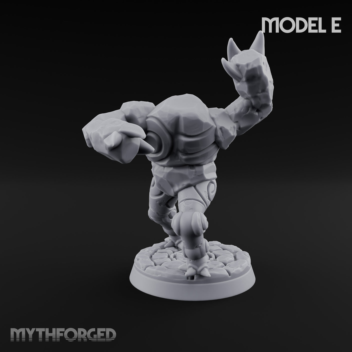 Scuttling And Scrapping Construct Grunt E Miniature for Dungeons and Dragons, Pathfinder or other TTRPGs