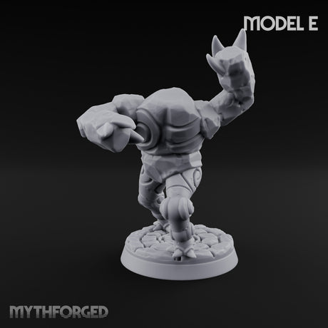 Scuttling And Scrapping Construct Grunt E Miniature for Dungeons and Dragons, Pathfinder or other TTRPGs