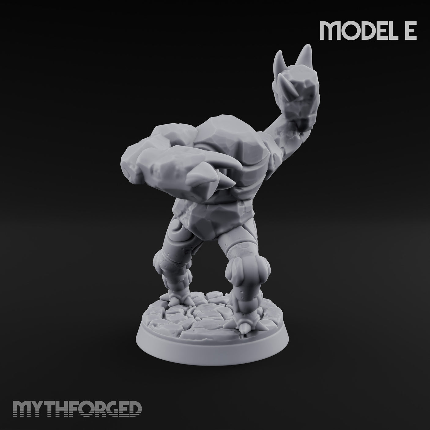 Scuttling And Scrapping Construct Grunt E Miniature for Dungeons and Dragons, Pathfinder or other TTRPGs