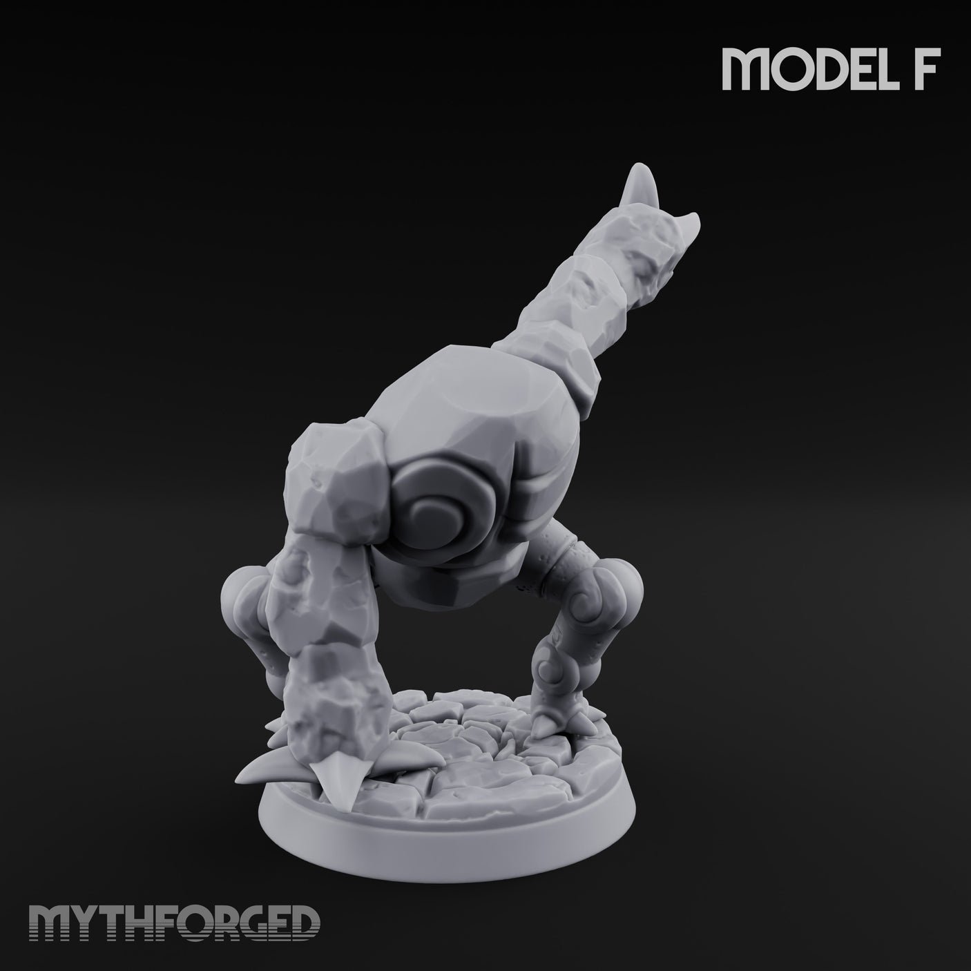 Scuttling And Scrapping Construct Grunt F Miniature for Dungeons and Dragons, Pathfinder or other TTRPGs