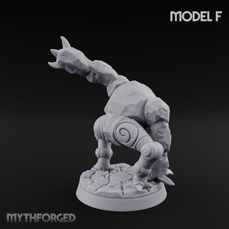 Scuttling And Scrapping Construct Grunt F Miniature for Dungeons and Dragons, Pathfinder or other TTRPGs