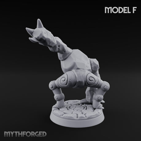 Scuttling And Scrapping Construct Grunt F Miniature for Dungeons and Dragons, Pathfinder or other TTRPGs
