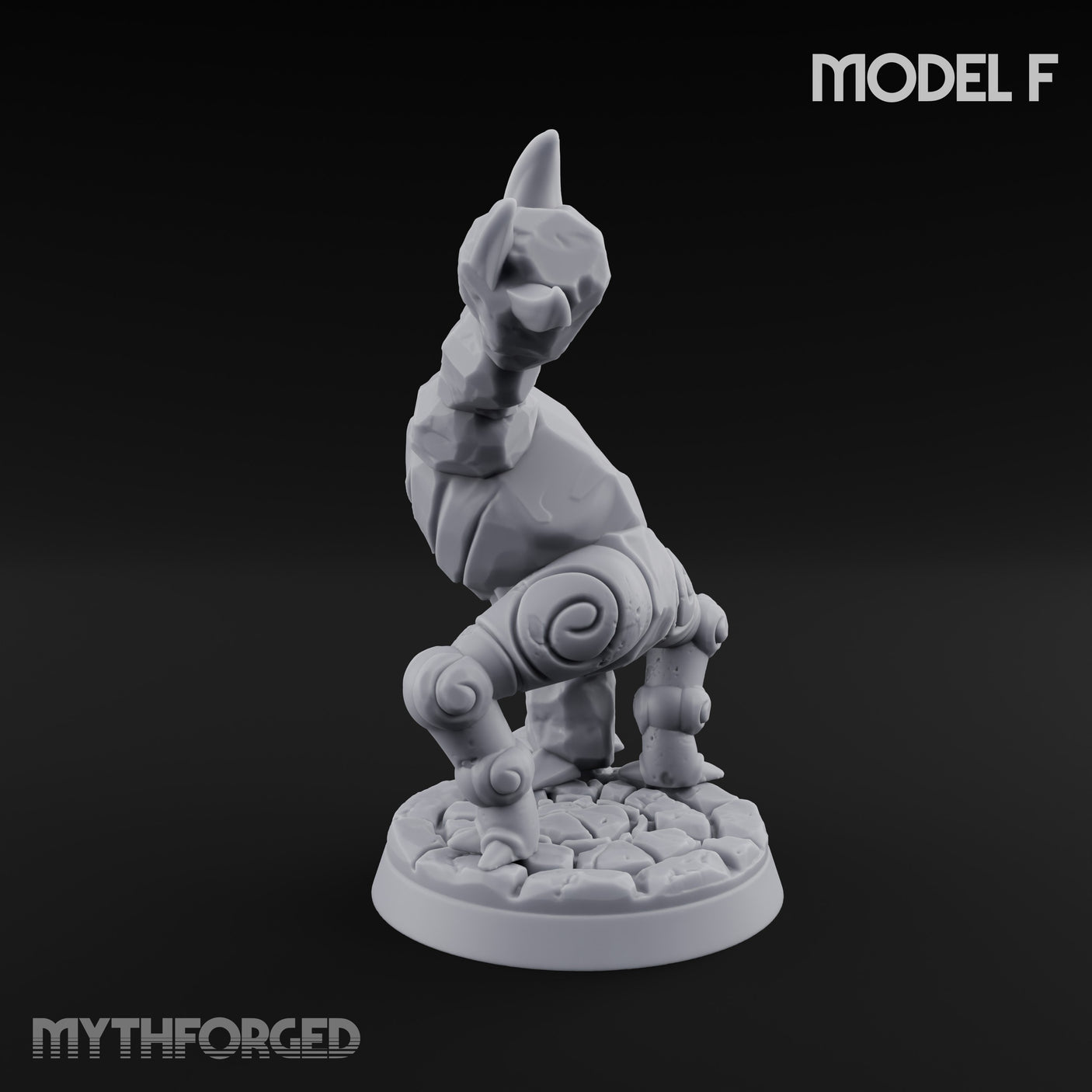 Scuttling And Scrapping Construct Grunt F Miniature for Dungeons and Dragons, Pathfinder or other TTRPGs