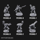 Scuttling And Scrapping Construct Grunts Miniature for Dungeons and Dragons, Pathfinder or other TTRPGs