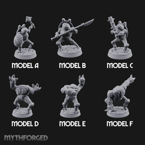 Scuttling And Scrapping Construct Grunts Miniature for Dungeons and Dragons, Pathfinder or other TTRPGs