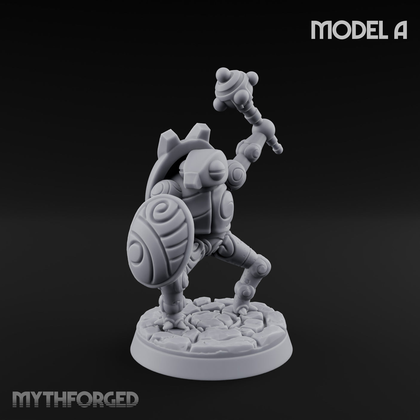 Scuttling And Scrapping Construct Grunts Miniature for Dungeons and Dragons, Pathfinder or other TTRPGs