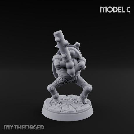 Scuttling And Scrapping Construct Grunts Miniature for Dungeons and Dragons, Pathfinder or other TTRPGs