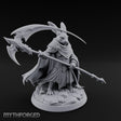 Scythe Sweeping Cloak Billowing Rabbitfolk Warrior — 32mm