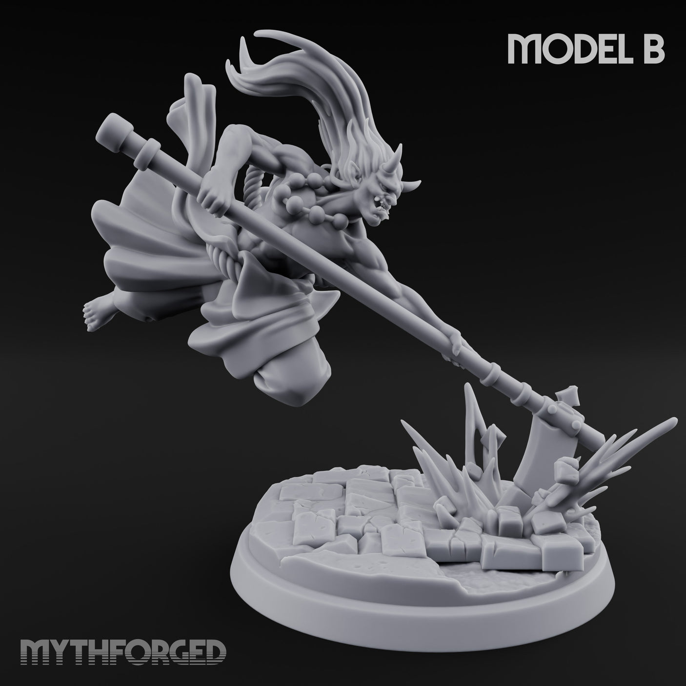 Scythe Sweeping Demon Reaper B