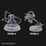 Scythe Sweeping Demon Reapers Miniature for Dungeons and Dragons, Pathfinder or other TTRPGs