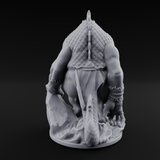 Belly Dragging Sea Troll Miniature for Dungeons and Dragons, Pathfinder or other TTRPGs