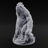 Belly Dragging Sea Troll Miniature for Dungeons and Dragons, Pathfinder or other TTRPGs