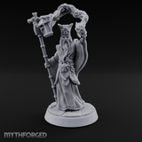 Arms Raised Triumphant Sorcerer Miniature for Dungeons and Dragons, Pathfinder or other TTRPGs