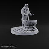 Holding the Line Human Guards — Sentry at the brazier