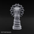 Serpent-Coiled Scale-Etched Serpent God Idol Miniature for Dungeons and Dragons, Pathfinder or other TTRPGs
