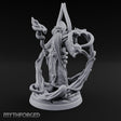 Serpent Staff Conjuring Human Archdruid Miniature for Dungeons and Dragons, Pathfinder or other TTRPGs
