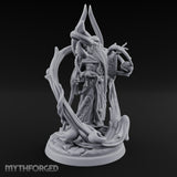 Serpent Staff Conjuring Human Archdruid Miniature for Dungeons and Dragons, Pathfinder or other TTRPGs