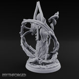 Serpent Staff Conjuring Human Archdruid Miniature for Dungeons and Dragons, Pathfinder or other TTRPGs