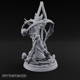 Serpent Staff Conjuring Human Archdruid Miniature for Dungeons and Dragons, Pathfinder or other TTRPGs