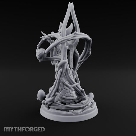 Serpent Staff Conjuring Human Archdruid Miniature for Dungeons and Dragons, Pathfinder or other TTRPGs