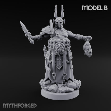 Severed Head Brandishing Cult Champion B