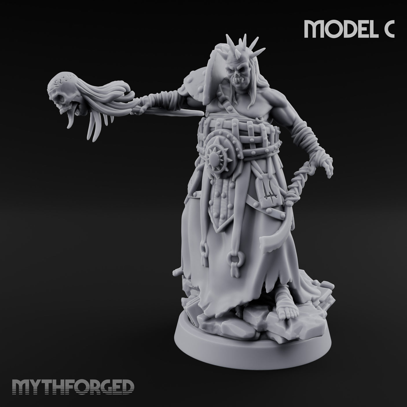 Severed Head Brandishing Cult Champions — C
