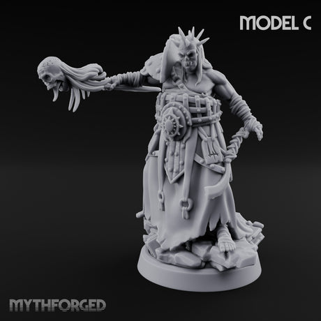Severed Head Brandishing Cult Champions — C
