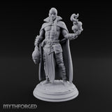 Severed Head Clutching Flame Conjuring Human Warlock — 75mm