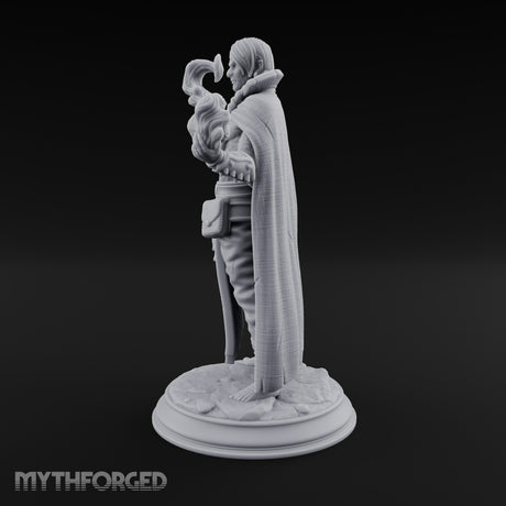 Severed Head Clutching Flame Conjuring Human Warlock gallery 13