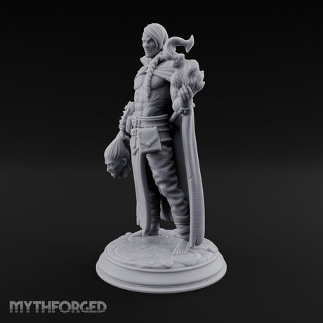 Severed Head Clutching Flame Conjuring Human Warlock gallery 15