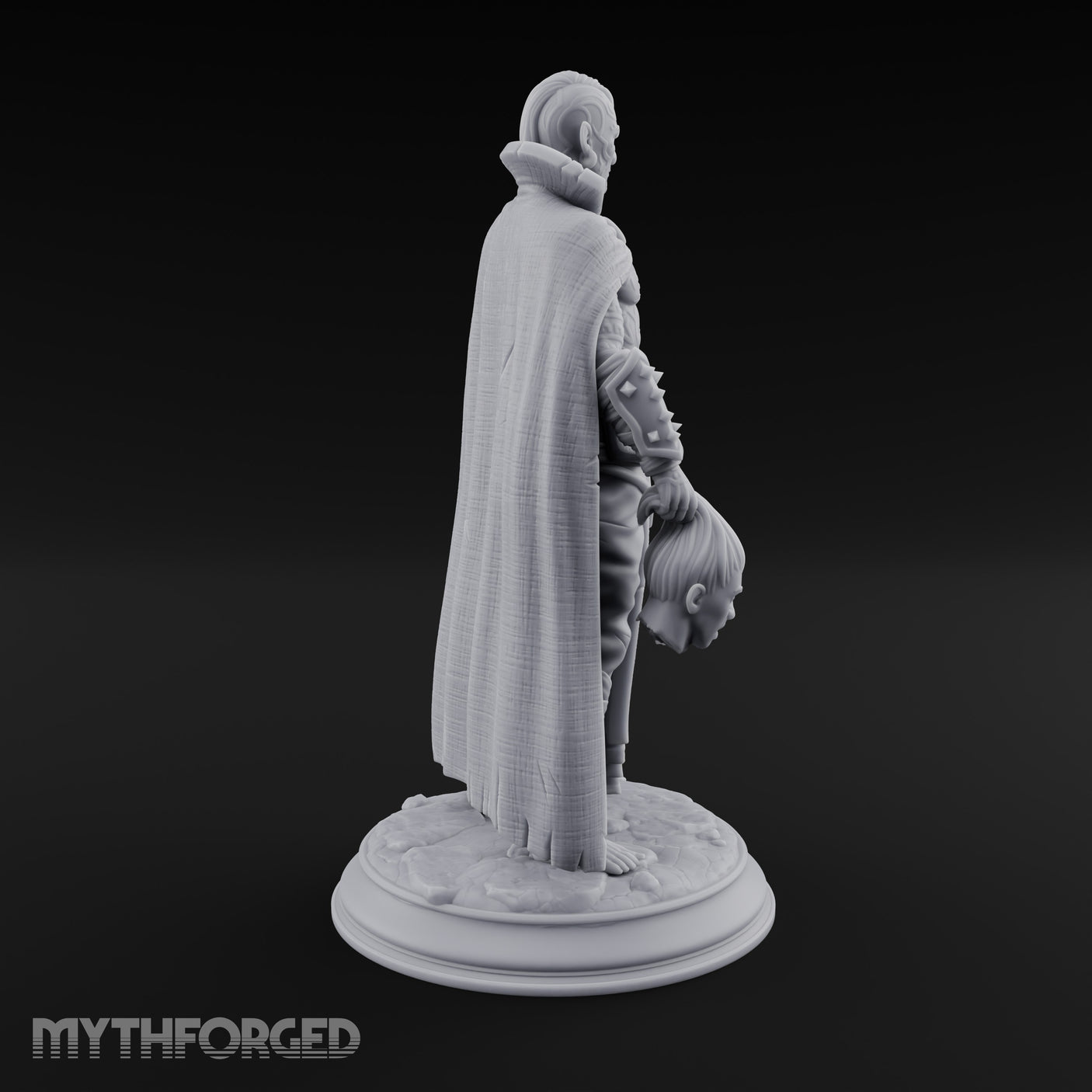 Severed Head Clutching Flame Conjuring Human Warlock gallery 8