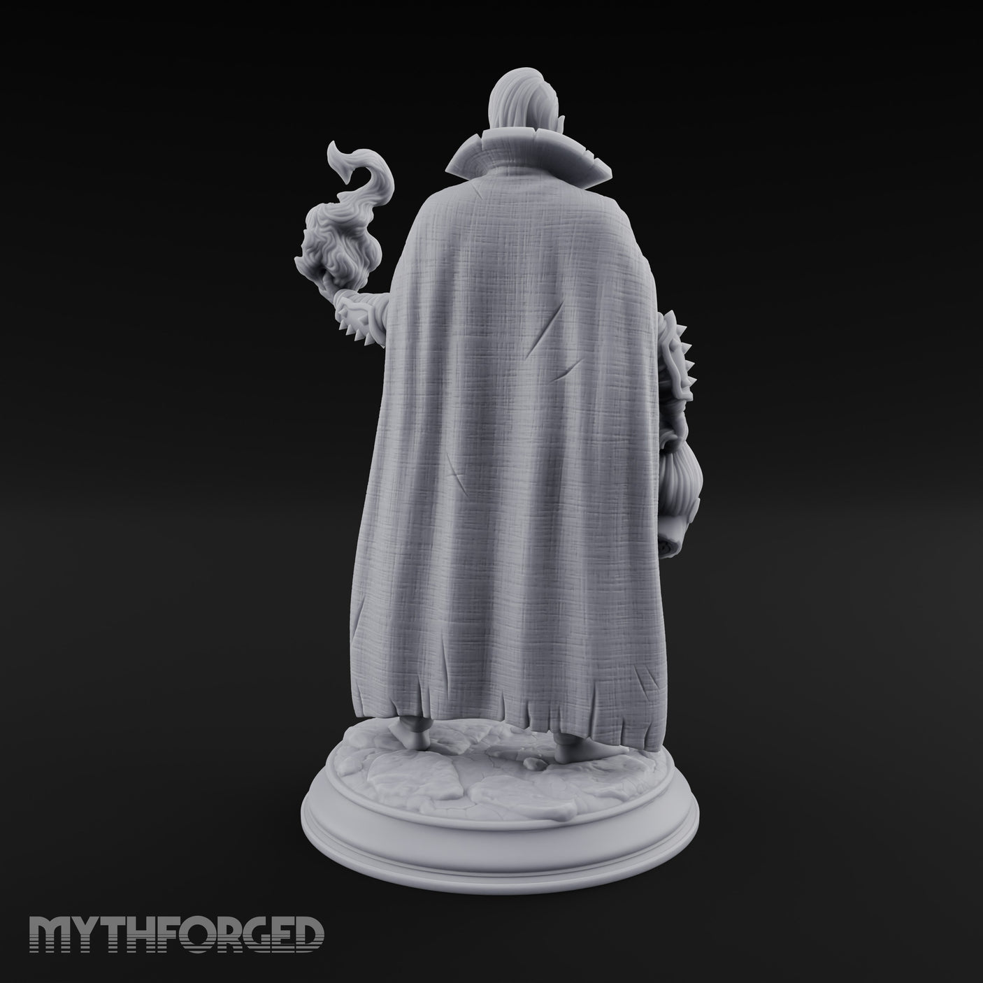 Severed Head Clutching Flame Conjuring Human Warlock gallery 9