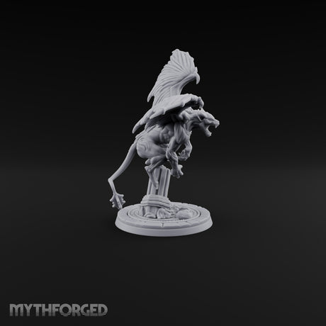 Swooping In Gargoyle Predator Miniature for Dungeons and Dragons, Pathfinder or other TTRPGs