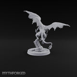 Swooping In Gargoyle Predator Miniature for Dungeons and Dragons, Pathfinder or other TTRPGs